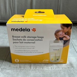 Medela Breast Milk 6oz Stoage Bags - 100ct Box - Brand New